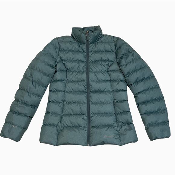 Eddie Bauer S Down Puffer Jacket | CirrusLite EB650, Atlantic Blue, NWOT, NEW - Picture 2 of 7